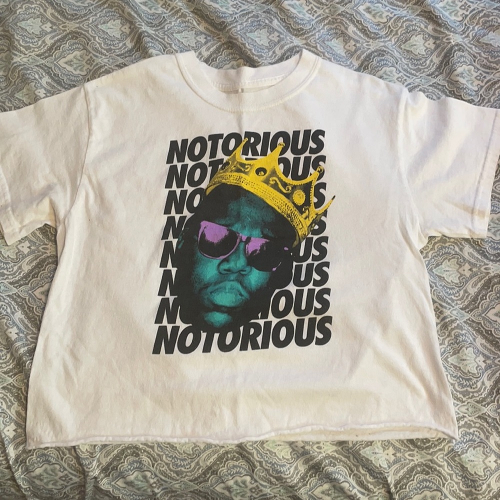 Biggie Smalls Crop Tshirt
